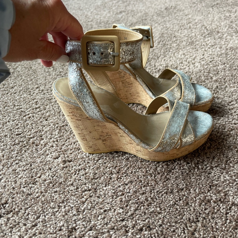 Stuart Weitzman wedge sandals